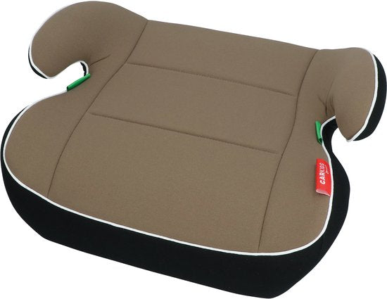Rehausseur Carkids I-Size Sam - Conforme à la norme I-Size R-129 - Pour les enfants mesurant entre 125 et 150 cm – Housse amovible et lavable - Installation flexible - Taupe/Noir