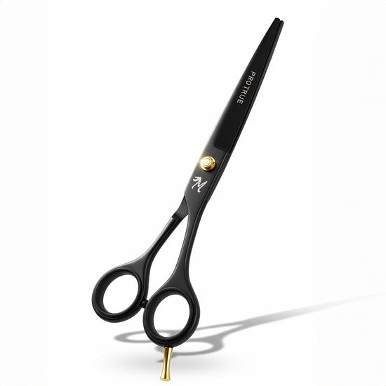 Ciseaux de coiffure ProTrue avec étui en cuir - Kit de coiffure - Ciseaux de coiffure pour droitiers
