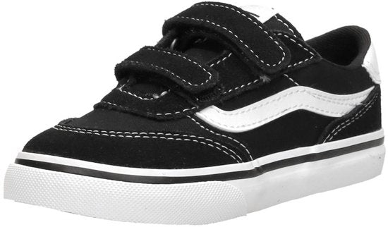 Baskets unisexes Vans Brooklyn LS V SUEDE/CANVAS NOIR/BLANC - NOIR/BLANC