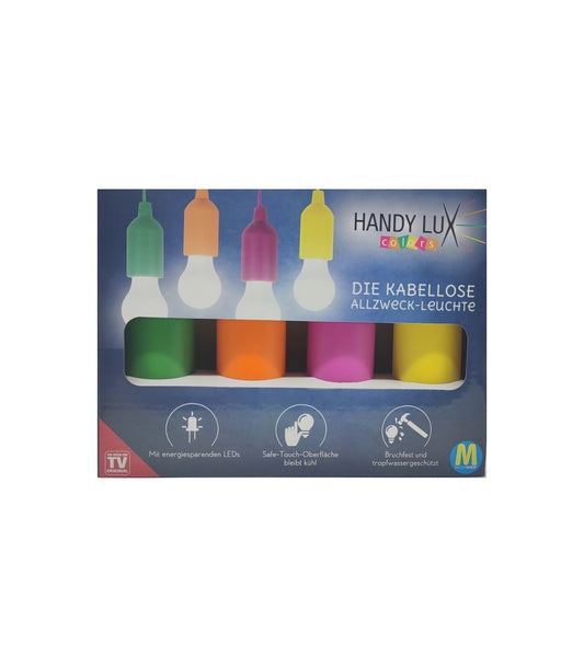 Lot de 4 suspensions LED Handy Lux - Éclairage sans fil - Compactes et polyvalentes