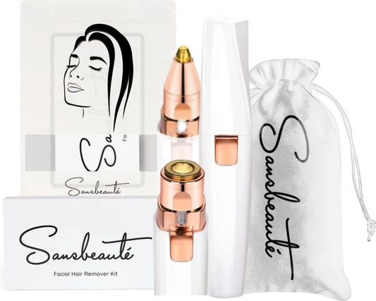 Tondeuse à sourcils - épilateur visage femme - Sansbeauté® - épilateur visage femme - épilatoire - épilateur visage impeccable - mini rasoir tondeuse - électrique