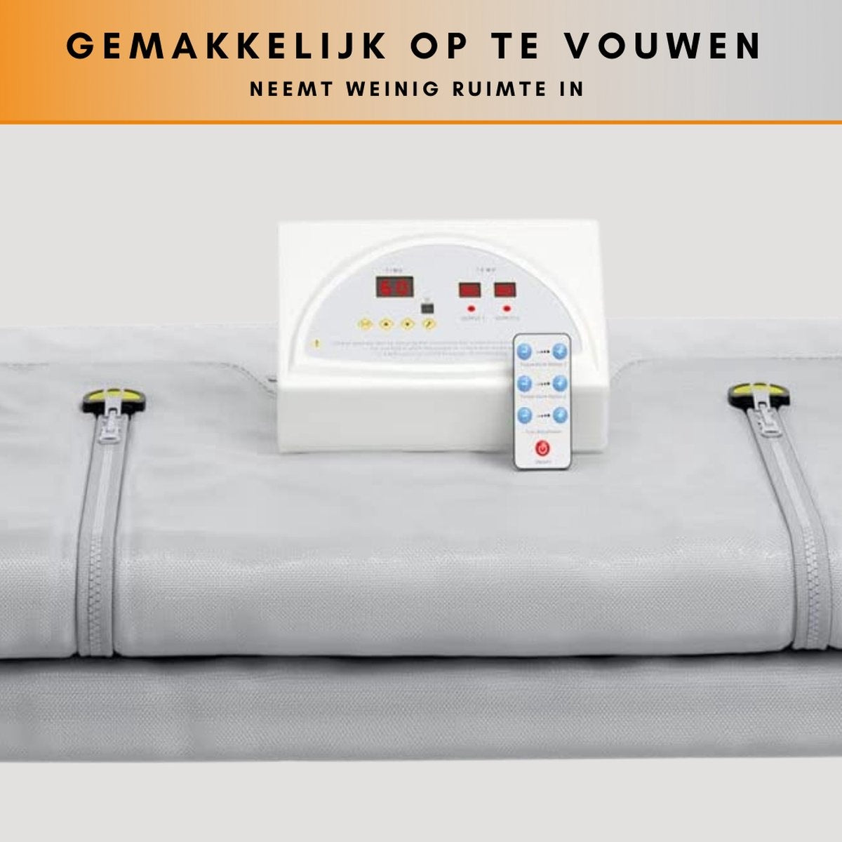 Couverture de sauna infrarouge Niceey - Couverture chauffante électrique - Gris