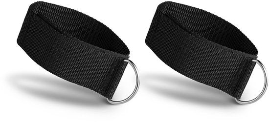 Rebblo - Kit d'entraînement à domicile – 10 pièces – Bandes de résistance – Bandes pour les chevilles – Poignées – Ancrage de porte – Kit de fitness avec sac de rangement inclus - 2/3/4/5/6 kg