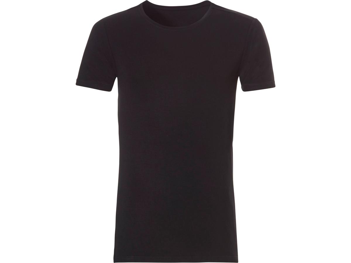 T-shirt Ten Cate Bamboo Basic pour homme - col en V - taille S - noir iris