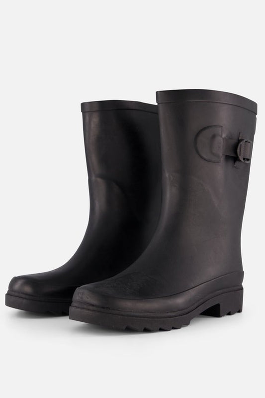 Xq Footwear Bottes de pluie pour femmes en caoutchouc noir - Bottes - 38