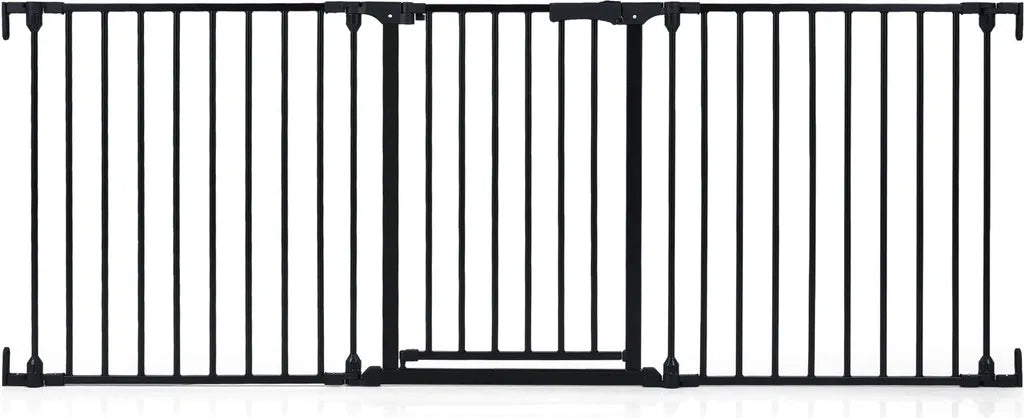 Barrière d'escalier Coast 3 pièces – Réglable de 74,5 à 198 x 74,5 cm – Noir