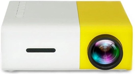 Mini Beamer - 320 x 240 - USB - HDMI - Blanc - Jaune - 50 lumens YG-300