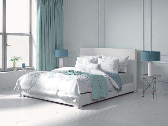 Vitality Pur - Victoria White Housse de couette - 240x200/220 cm - avec deux taies d'oreiller 60x70 cm - 100% coton