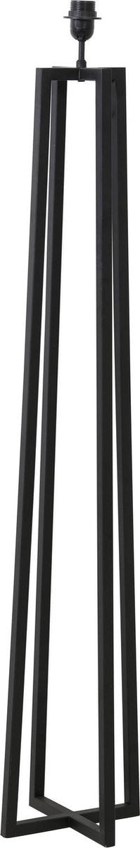 Light & Living Lampadaire Miley - Noir mat - 25x25x130 cm - Design industriel