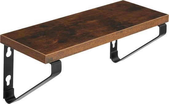 tectake® - 3 Etagères murales Cowell industrial dark brown - 404429