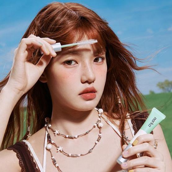Narka Mascara capillaire rafraîchissant anti-sébum 15 g - Couvre les racines - Contrôle du sébum - Coiffage de la racine des cheveux et des cheveux naissants