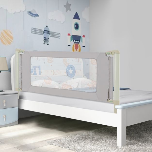 Coast Barre de lit à hauteur réglable pour bébés et jeunes enfants 180x47x80 - 95cm