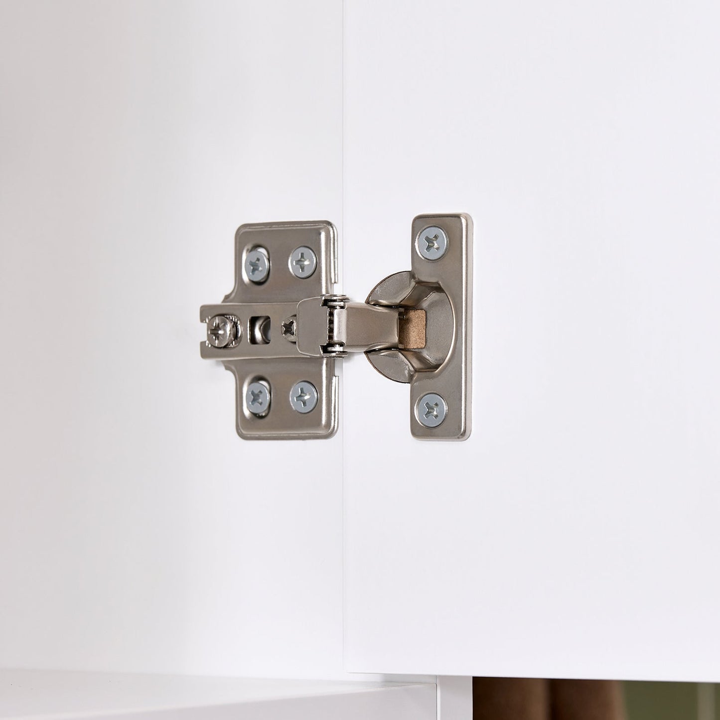 SoBuy BZR165-W Meuble pour lave-linge - Blanc - 65x20x182 cm - Armoire avec portes et étagères pour dessus de lave-linge