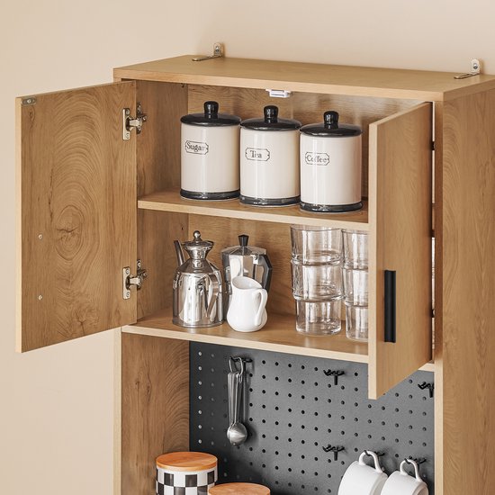 SoBuy FSB98-N Buffet de cuisine - Buffet en bois avec 2 portes et tiroirs