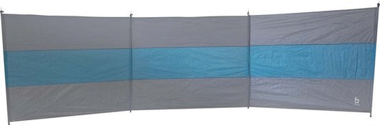 Bo-Camp - Brise-vent - Brendan - 3 compartiments - Gris/Bleu