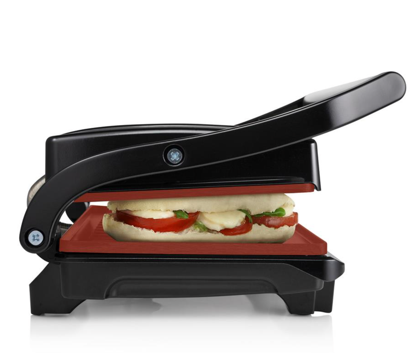 Princess 110902 Gril à hamburgers 1 000 W, revêtement antiadhésif, 23,5 x 12,7 cm, noir