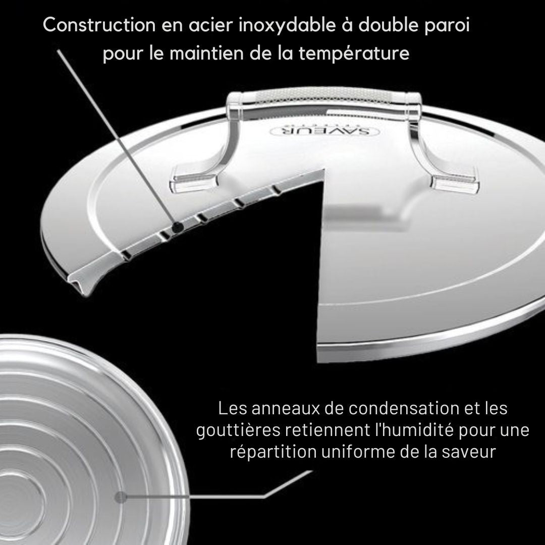 Cocotte en fonte - Saveur Selects - Ø25 cm - Sans PFAS - Compatible induction et toutes sources de chaleur - Bleu
