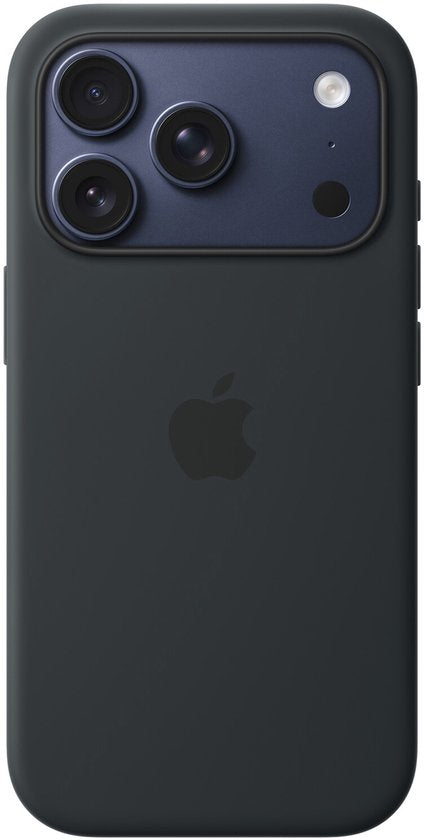 Coque en silicone avec MagSafe pour iPhone 17 Pro - Noir