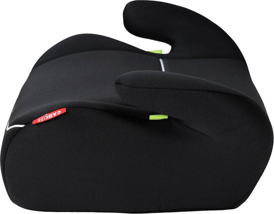 Rehausseur Carkids I-Size Alex - Conforme à la norme I-Size R-129 - Pour les enfants mesurant entre 125 et 150 cm – Housse amovible et lavable - Installation flexible – Noir/Blanc