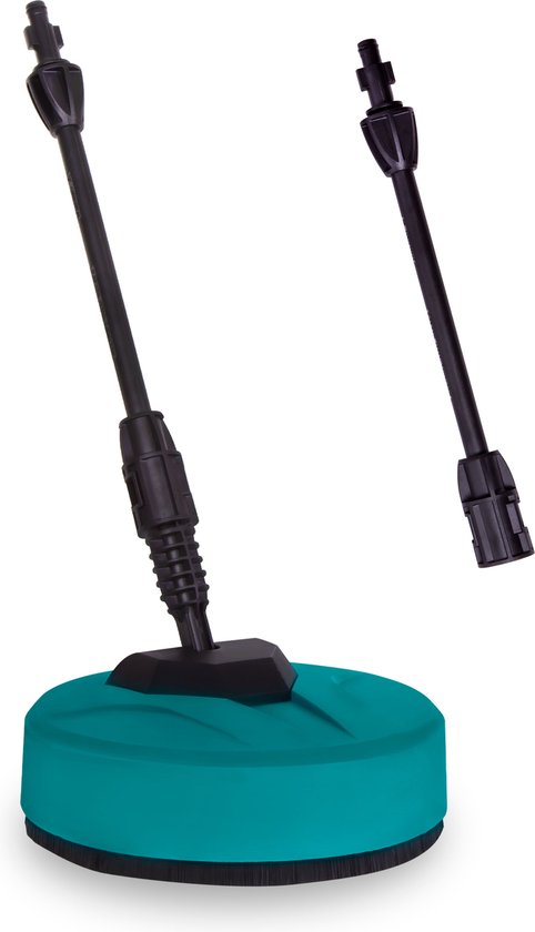 VONROC Nettoyeur de terrasse - avec nettoyeur de surface - 2 rallonges incluses | Convient uniquement aux nettoyeurs haute pression V14, V18, V22 & V25 VONROC