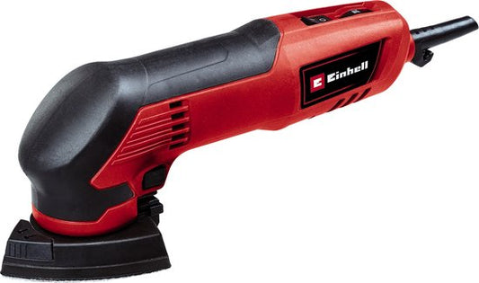 Ponceuse électrique Delta Einhell TC-DS 20 E - 200 W - Vitesse variable - Raccord pour aspiration de poussière - 9 feuilles de papier abrasif incluses