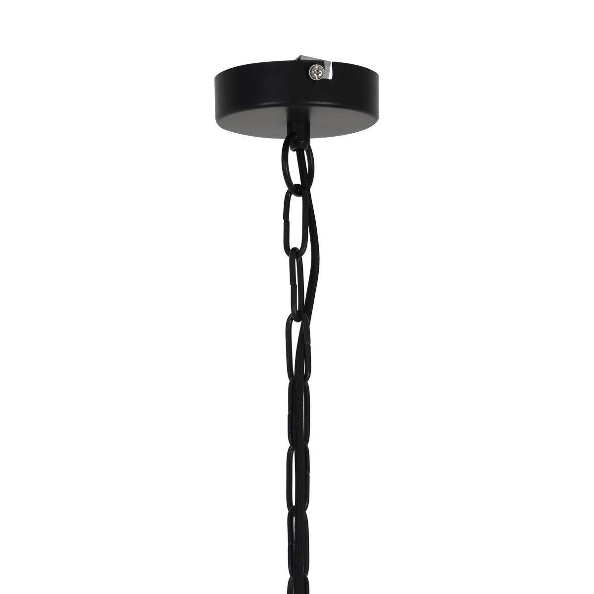 Light & Living Lampe pendante Meya - Noir - Ø40cm - Moderne - Lampes pendantes Salle à manger - Chambre à coucher - Salon