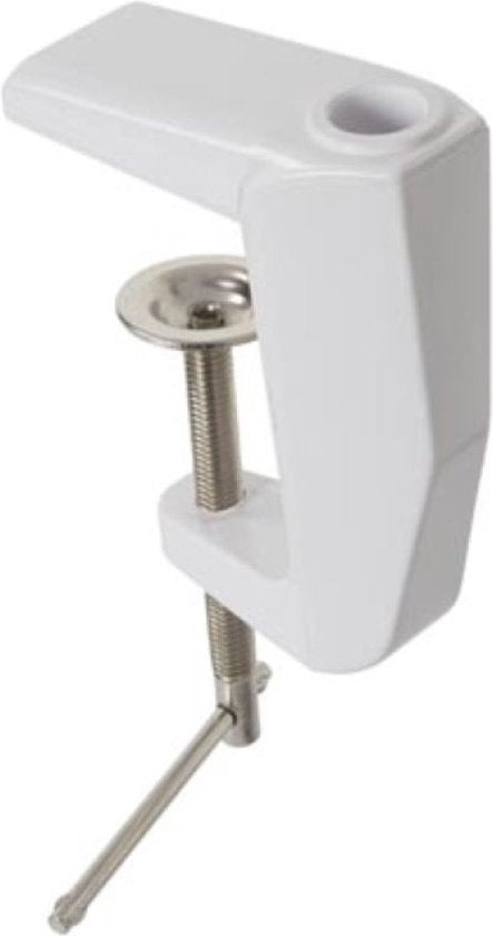 Lampe Loupe Velleman : Pince, Bras Pivotant, Interrupteur Marche/Arrêt, Économie d'Énergie (22 W), Grossissement 2,25x - Idéale pour Enfants, Adultes, Seniors, Lecture, Peinture au Diamant, Hobby, et Travail - Blanc