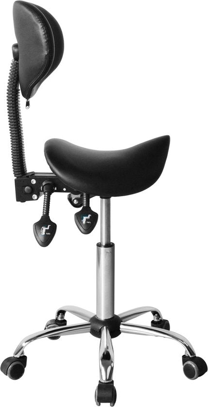 Tabouret réglable - VDD - tabouret de barbier - dossier inclinable