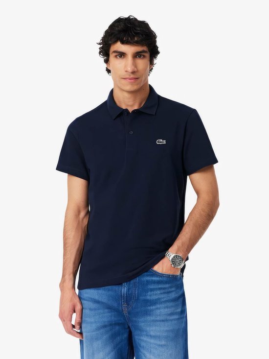Polo Lacoste respirant bleu foncé (navy) - Taille L - Homme