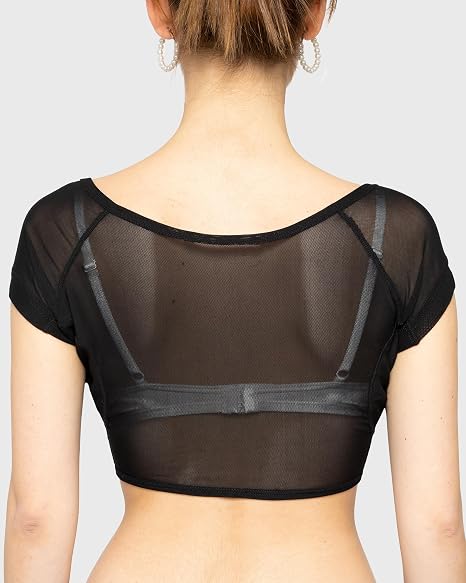 Débardeur anti-transpiration pour femmes - Débardeur anti-transpiration avec coussinets de protection pour les bras Pro et traitement Silver - M-XL