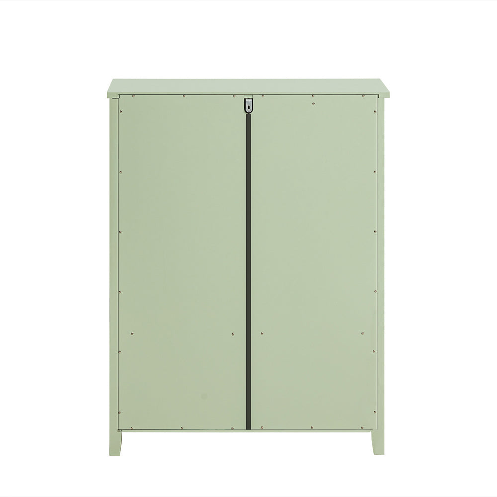 Meuble de rangement - SoBuy® - Meuble à chaussures - 4 tiroirs et 2 portes -