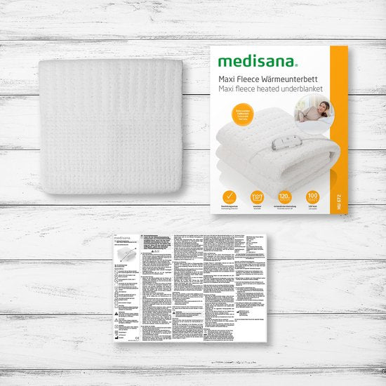 medisana HU 672 - Couverture chauffante en polaire maxi