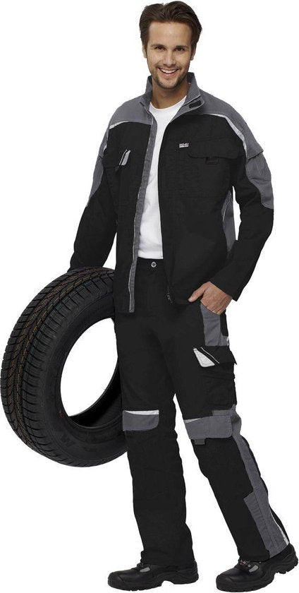 Werkbroek zwart/grijs maat 58