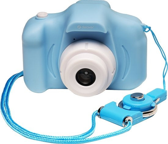 Denver Kids' Camera Full HD - Caméra selfie - 40MP - Appareil photo numérique pour enfants - Photo et vidéo - Jeux - KCA1340 - Bleu