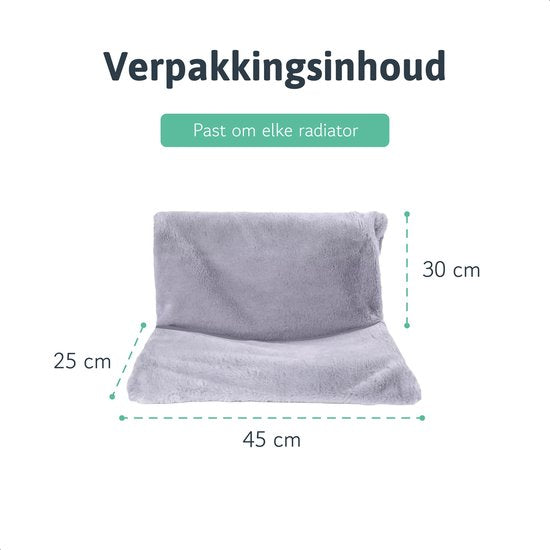LBB Hamac pour Radiateur - Panier et couchage - chat - Hamac pour Radiateur - Gris