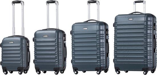 Trolley Travel Case Set / Valise Rome - 4 pièces - Anthracite - ABS
