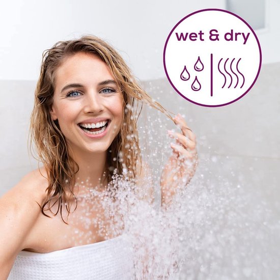 Beurer HL 36 Ladyshave - Rasoir électrique pour femmes - 4 têtes de rasage / 2 tondeuses - Utilisation sur peau sèche ou humide - Résistant à l'eau - Éclairage LED - Anti-allergène - Station de recharge, brosse et sac de rangement inclus - Garantie de 3 a