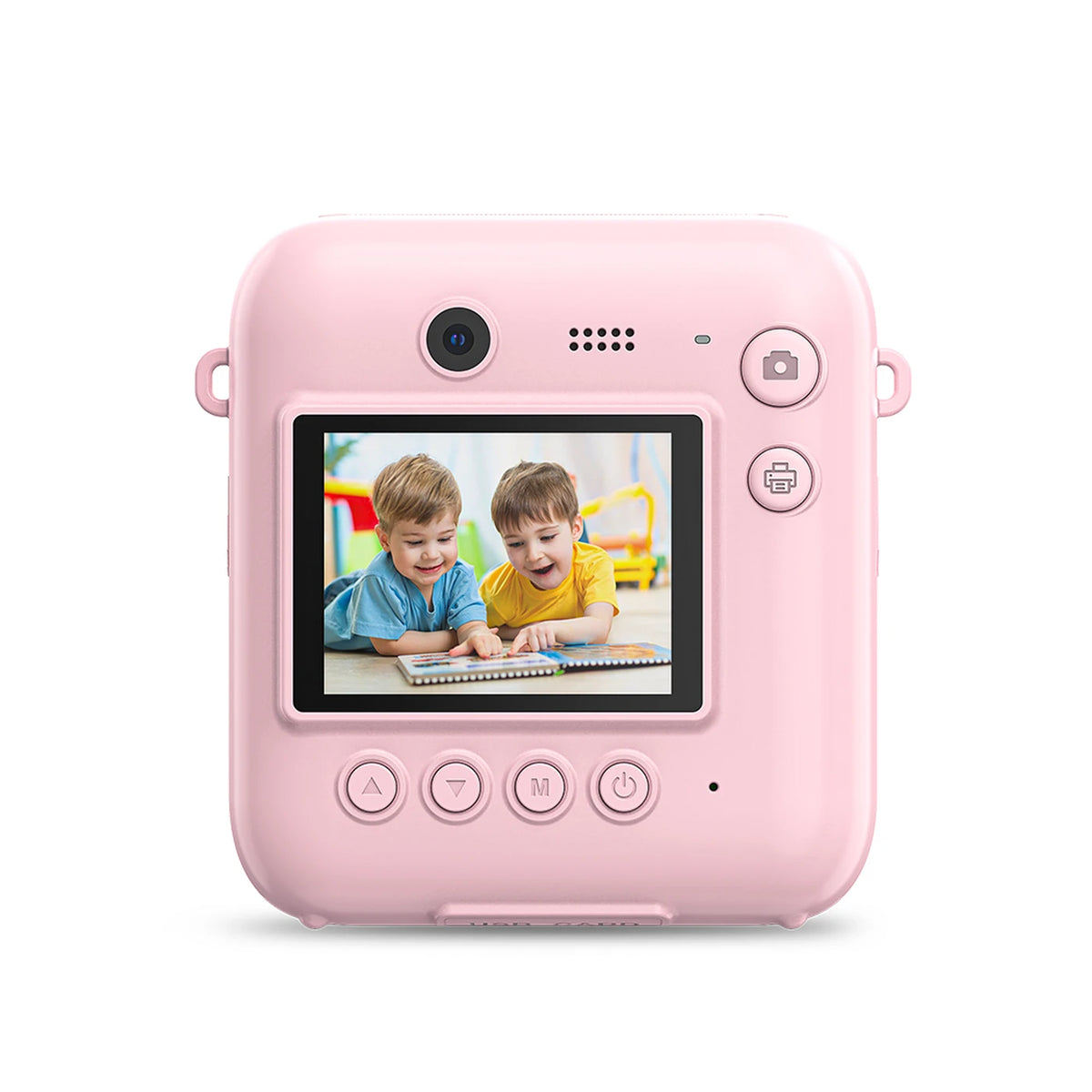 Appareil photo instantané Songdian pour enfants - Impression immédiate - Rose