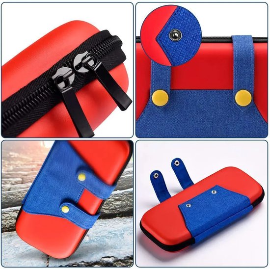 Compatible avec la Nintendo Switch - Étui - Coque rigide - Switch - Switch OLED - Switch Lite - Mario