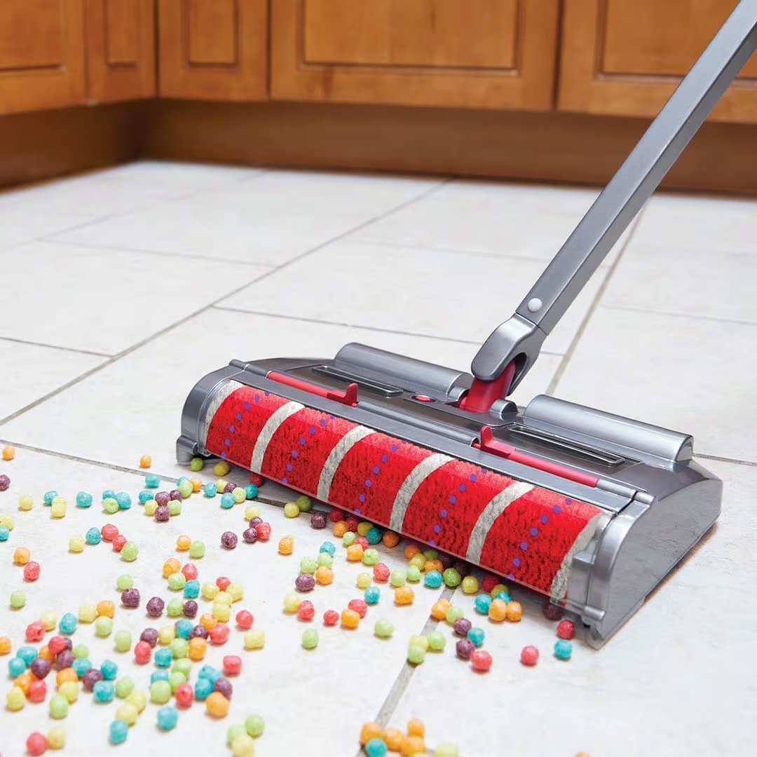 Balai turbo sans fil Livington Voom - Technologie de micro-brosses - Nettoyage puissant - Poignée flexible