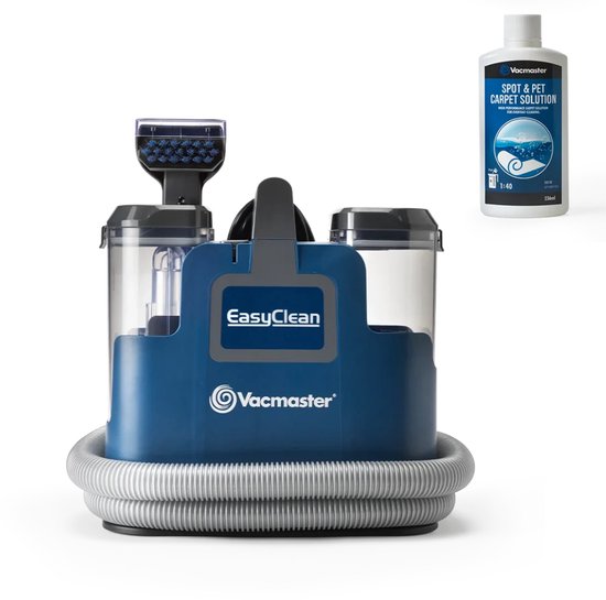 Vacmaster Easyclean Nettoyeur de taches - Nettoyeur de tapis - Nettoyeur de canapés - Nettoyeur de meubles - Nettoyeur de fauteuils - Nouveau modèle - Aspirateur à eau - Nettoyeur de matelas - Machine de nettoyage – Nettoyeur de textiles - SCB0501