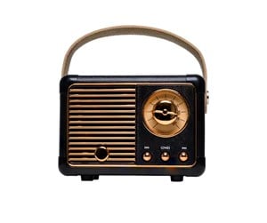 Denver Boîte radio vintage en bronze noir - BTP-203B - Max 30 W