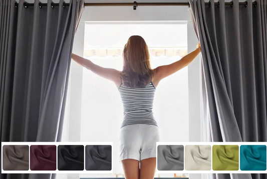 Home & Comfort Rideaux occultants - Taupe foncé - 150x250 cm