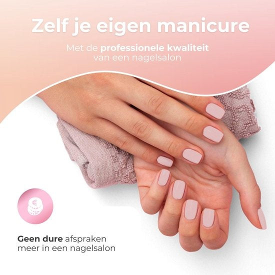 Moods Gellac 6-Piece Set - Vernis à ongles gel transparent - 8ML - Pink Jelly Nude Edition - Gellac - Nails - Gel Polish Starter Pack - Nude Colours