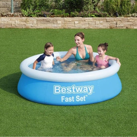 Bestway Kids' Pool - Ø 183 cm - Modèle 57392 - Bordure gonflable