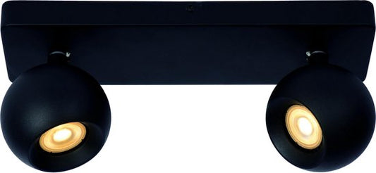 Lucide FAVORI - Spot de plafond (lampe de plafond) - 2xGU10 - Noir