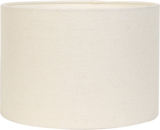 Light & Living Abat-jour cylindrique Livigno - Blanc - Ø 50 x 38 cm - Moderne