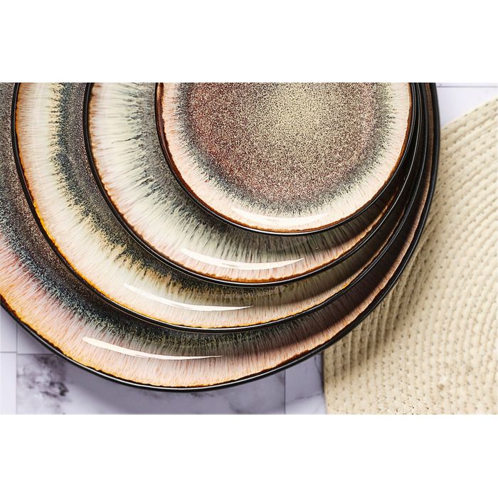 Service de vaisselle Björn - 48 pièces - Pierre