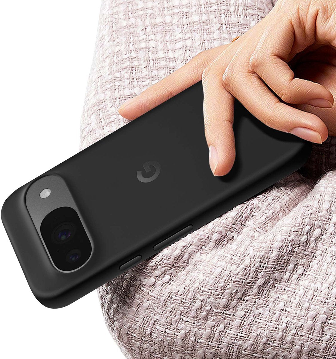 Google Pixel 9 Pro XL Back Cover Case - Silicone durable - Antichoc - Noir
