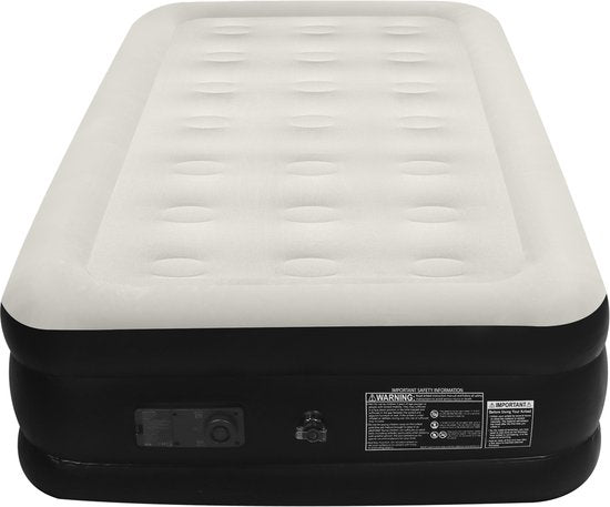 FLOAT - Matelas gonflable pour une personne avec pompe électrique intégrée - 191 x 99 x 38 cm - Matelas gonflable auto-gonflant pour une personne - Lit d'appoint Twin - NimbusRest